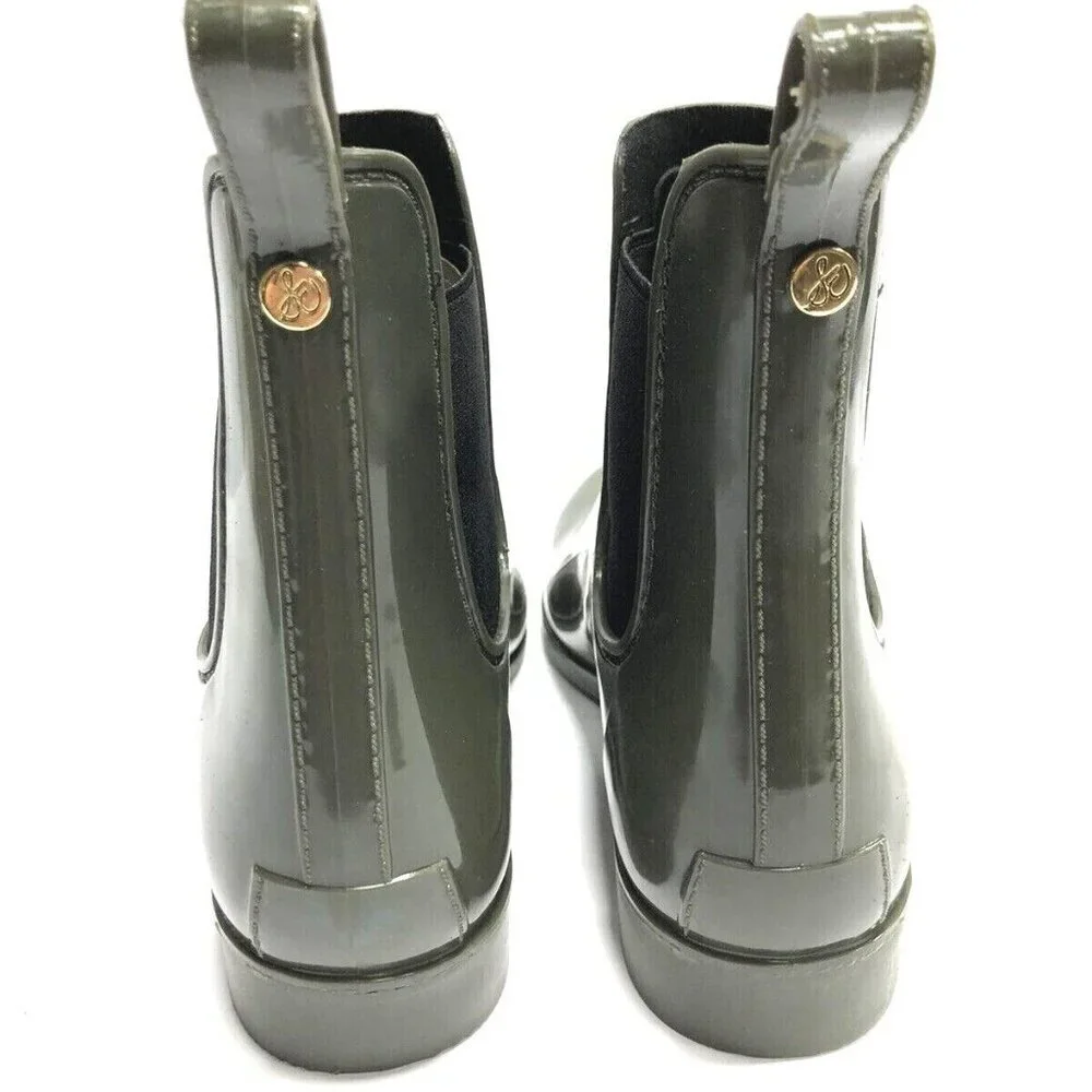 Sam Edelman Women’s Tinsley, Rain Boot-Moss Green, Size 6M.